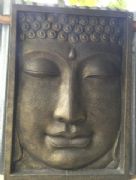 Buddha face wall plaque