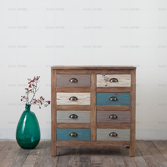 Eight drawer dresser,Solid Wooden Furniture