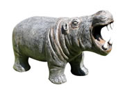 Hippo statue