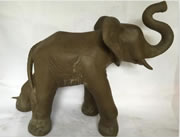 Standing elephant statue