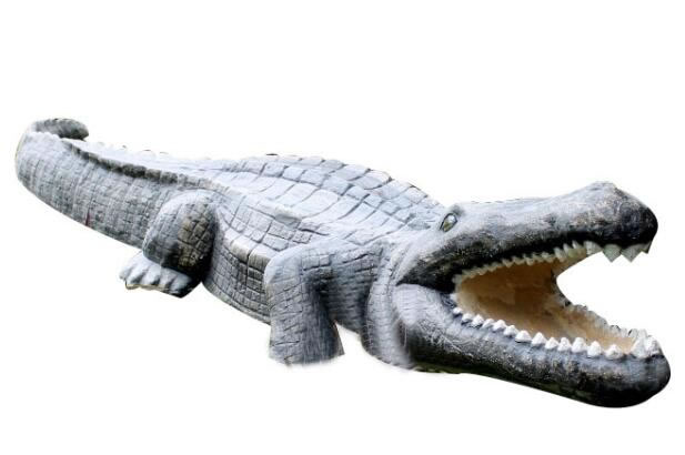 S size crocodile statue,Animal Statues