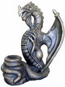 Dragon with candle holder