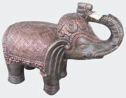 Elephant motif standing