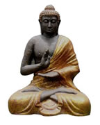 Sitting buddha statue