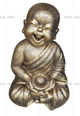 Smile monk with a bowl,Buddha Statues