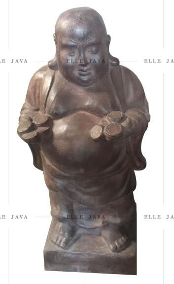 Happy buddha with money ,Buddha Statues
