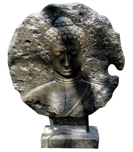 Buddha face round stand,Buddha Statues