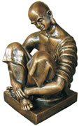 Monk statue