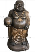 Happy buddha with a ball