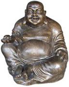 Happy buddha statue
