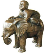 Shaolin on elephant