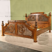 Hand carving bed