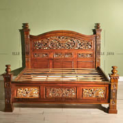 Hand carving bed