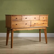 Drawers on table base