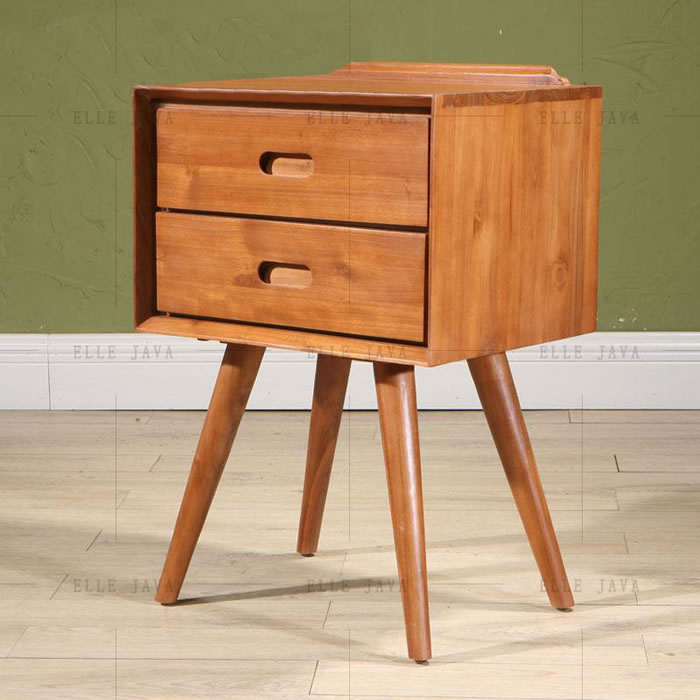 Cabinet on legs – two drawers,Solid Wooden Furniture