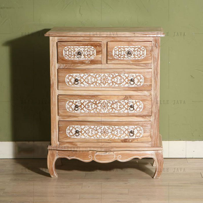Five drawer dresser,Solid Wooden Furniture
