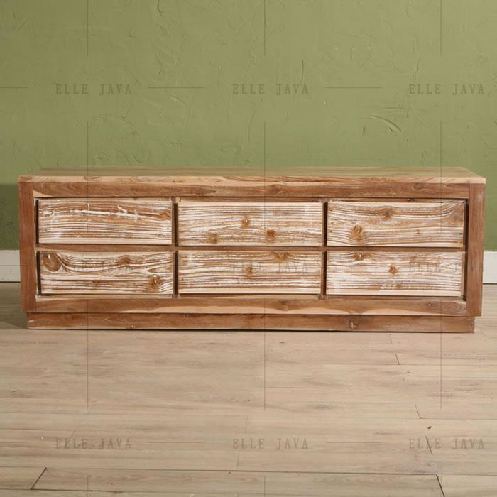 Six drawer storage unit,Solid Wooden Furniture