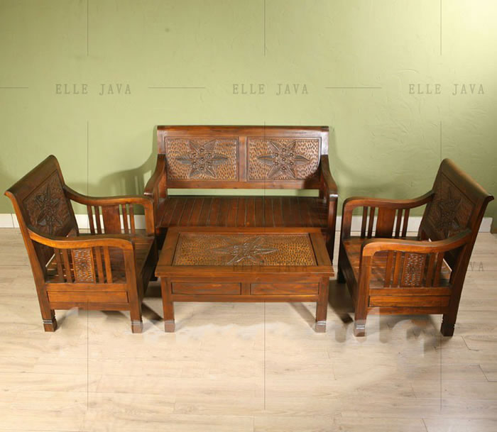 Coffee table and chair one set,Teak Furniture