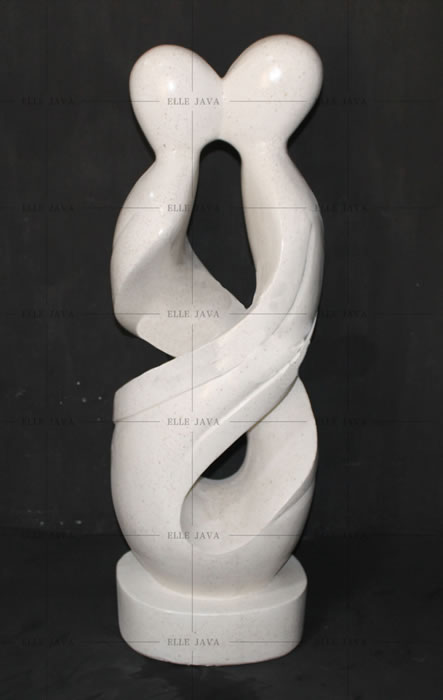 Kissing couple,Abstract Statues