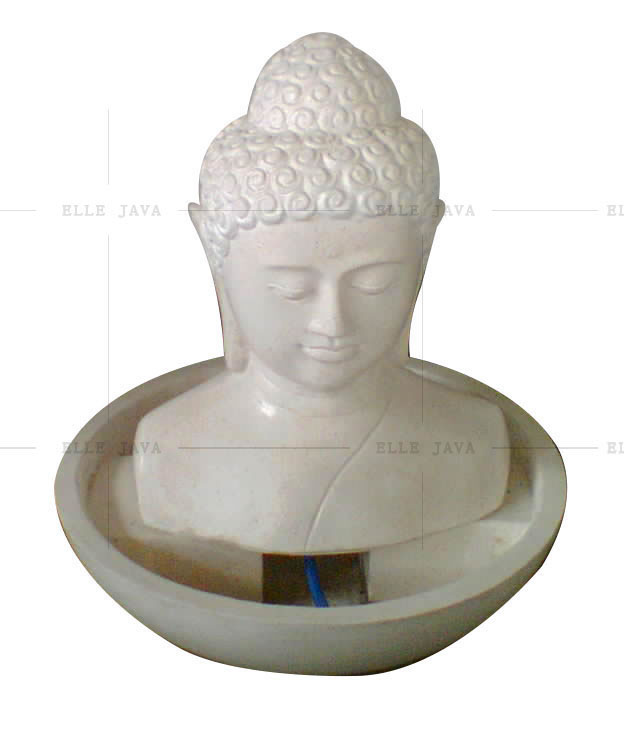Buddha head water fountain, Buddhas