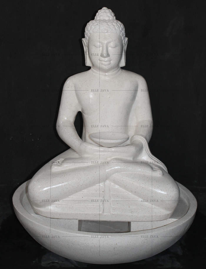 Sitting buddha water fountain, Buddhas