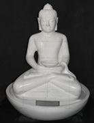 Sitting buddha water fountain