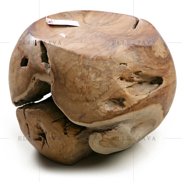 Round teak root stool,Teak Furniture