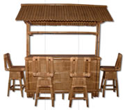 Bar with four chairs