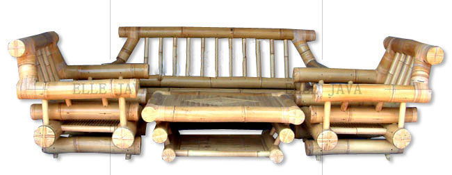 Four piece lounge setting,Bamboo Furniture